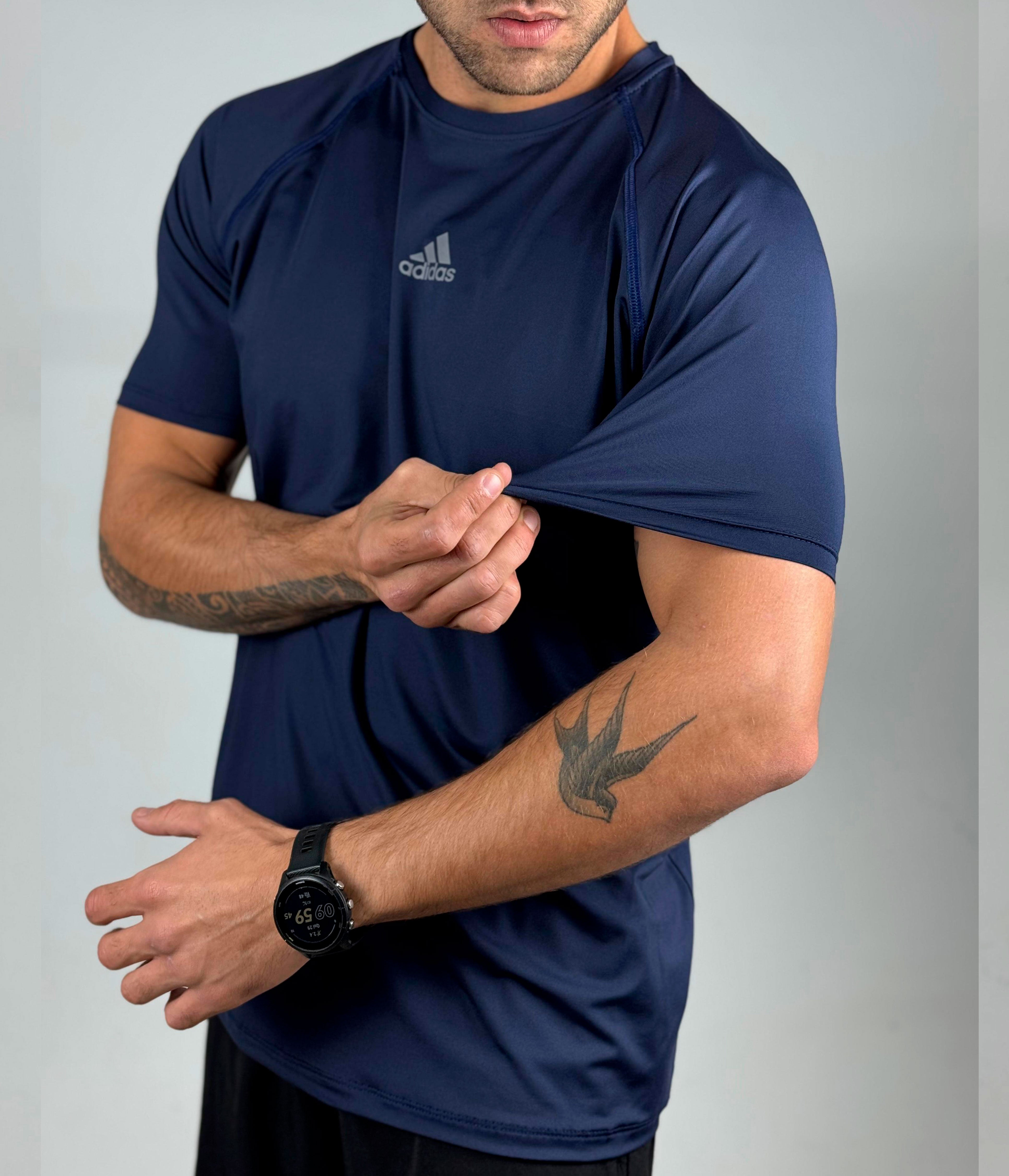 Rashguard Manga Curta Térmica Adidas UV +