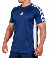 🔥 [Lançamento]- (G1 ao G4) Camiseta Dry Fit Adidas III Listras V2