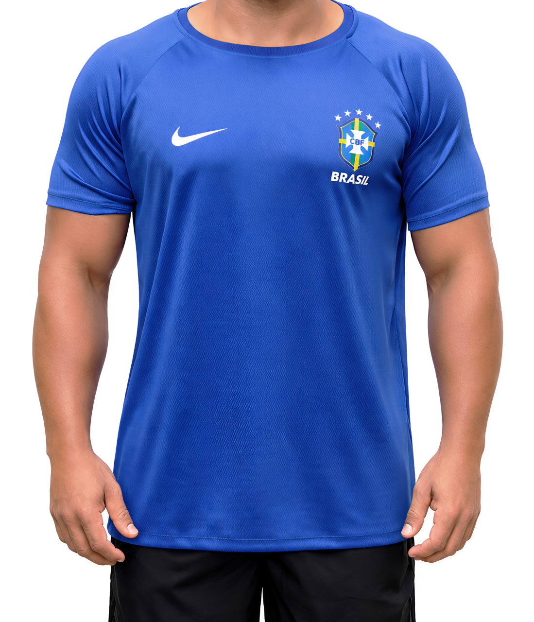 Camiseta Brasil Azul Copa 2026 Basic