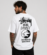 Camiseta Oversized Stussy LEGACY - Branca