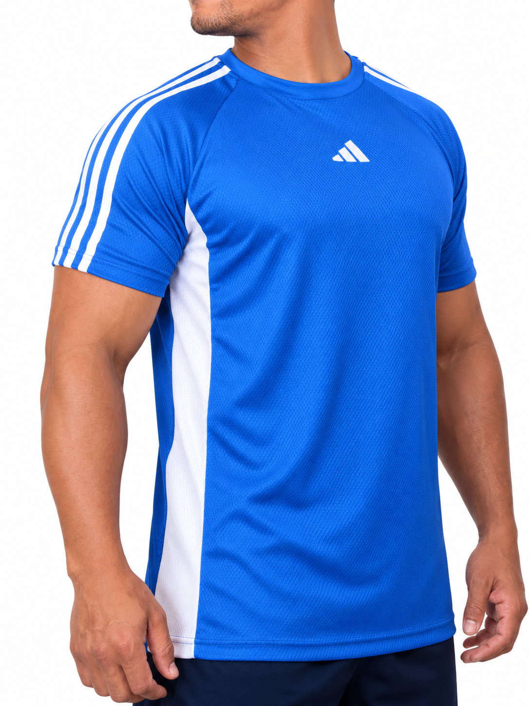 🔥 [Lançamento]- (G1 ao G4) Camiseta Dry Fit Adidas III Listras V2