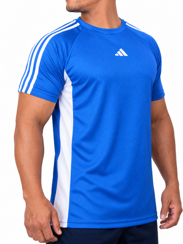 🔥 [Lançamento]- (G1 ao G4) Camiseta Dry Fit Adidas III Listras V2