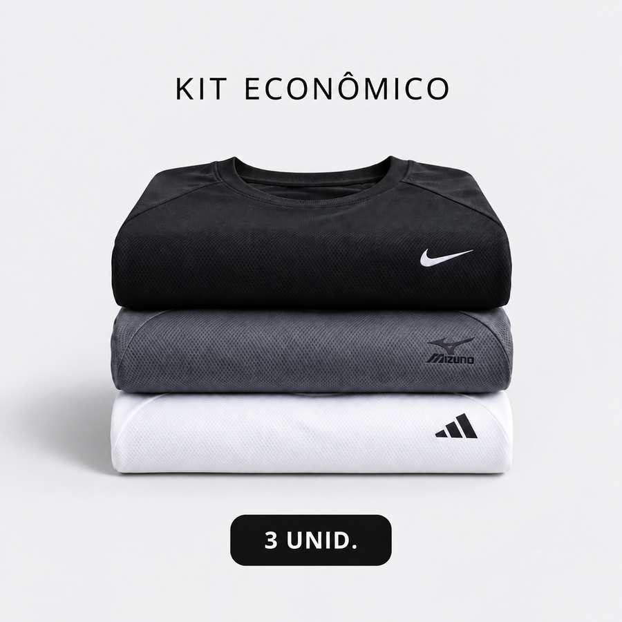 KIT 3 peças Dry Fit Econômica
