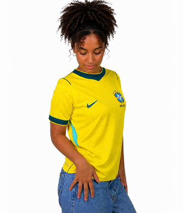 T-shirt Brasil I 2026/27 Jogador Feminina